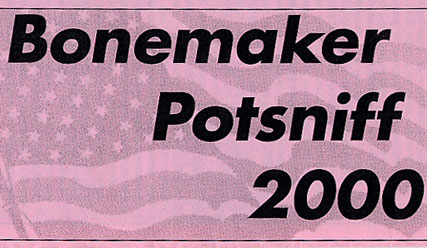 original handbill for Cubby National Convention show at Paradise Lounge Aug. 29, 2000