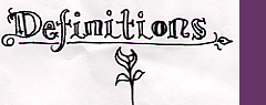 Definitions
