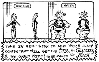 Before. After. Tune in next week to see which lucky contestant will get the carbs, the cellulite & the grand prize! To be named the DUCK.