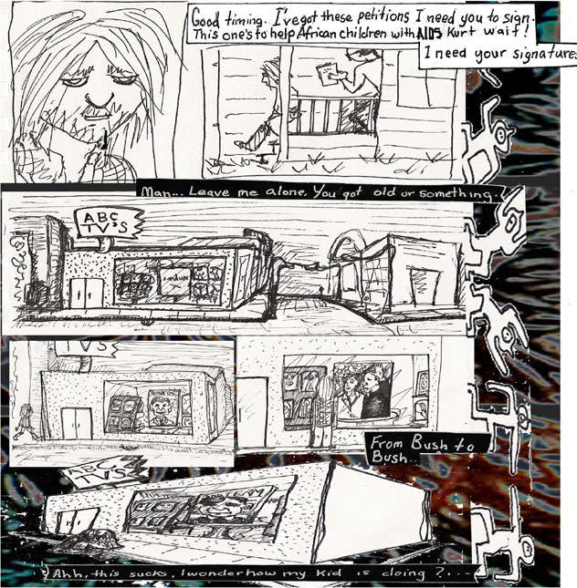 Cobain Rising comic by Craig Kester and Patrick O'Hearn